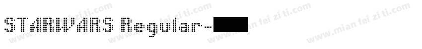 STARWARS Regular字体转换